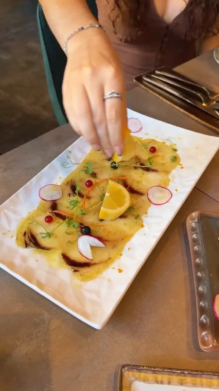 Fish carpaccio